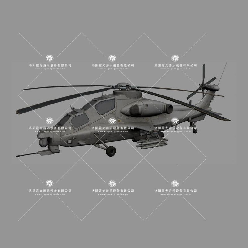 攀枝花武装直升机3D模型